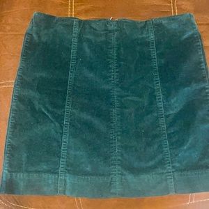 Hunter green skirt